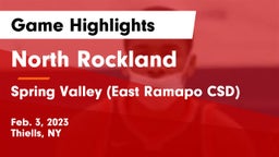 North Rockland  vs Spring Valley  (East Ramapo CSD) Game Highlights - Feb. 3, 2023