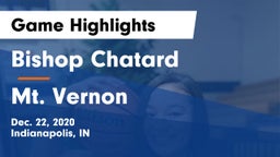 Bishop Chatard  vs Mt. Vernon  Game Highlights - Dec. 22, 2020
