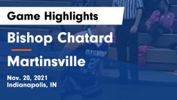 Bishop Chatard  vs Martinsville  Game Highlights - Nov. 20, 2021