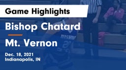 Bishop Chatard  vs Mt. Vernon  Game Highlights - Dec. 18, 2021