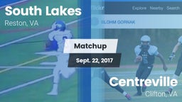 Matchup: South Lakes High vs. Centreville  2017