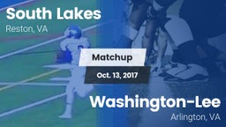 Matchup: South Lakes High vs. Washington-Lee  2017