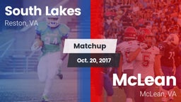 Matchup: South Lakes High vs. McLean  2017