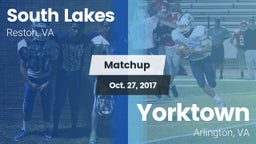 Matchup: South Lakes High vs. Yorktown  2017