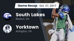 Recap: South Lakes  vs. Yorktown  2017