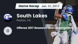 Recap: South Lakes  vs. Offense 2017 Research and Development 2017