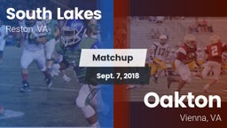 Matchup: South Lakes High vs. Oakton  2018