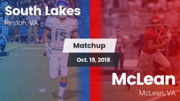 Matchup: South Lakes High vs. McLean  2018