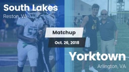 Matchup: South Lakes High vs. Yorktown  2018