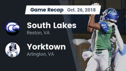 Recap: South Lakes  vs. Yorktown  2018