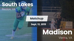 Matchup: South Lakes High vs. Madison  2019