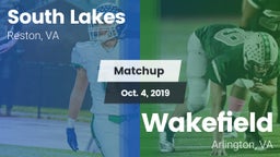 Matchup: South Lakes High vs. Wakefield  2019