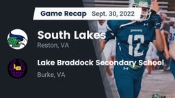 Recap: South Lakes  vs. Lake Braddock Secondary School 2022
