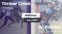 Matchup: Timber Creek High vs. Dr. Phillips  2017