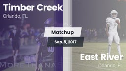 Matchup: Timber Creek High vs. East River  2017