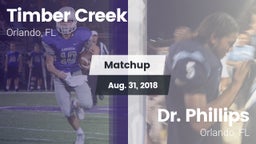 Matchup: Timber Creek High vs. Dr. Phillips  2018