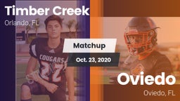 Matchup: Timber Creek High vs. Oviedo  2020