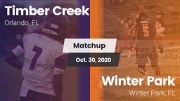 Matchup: Timber Creek High vs. Winter Park  2020