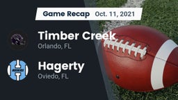 Recap: Timber Creek  vs. Hagerty  2021