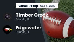Recap: Timber Creek  vs. Edgewater  2023