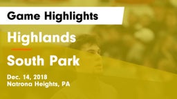 Highlands  vs South Park  Game Highlights - Dec. 14, 2018