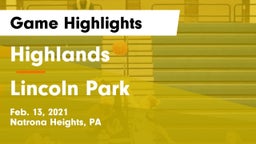 Highlands  vs Lincoln Park Game Highlights - Feb. 13, 2021