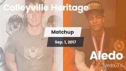 Matchup: Colleyville Heritage vs. Aledo  2017