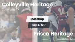 Matchup: Colleyville Heritage vs. Frisco Heritage  2017