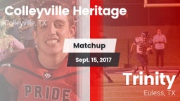 Matchup: Colleyville Heritage vs. Trinity  2017