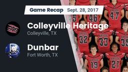 Recap: Colleyville Heritage  vs. Dunbar  2017