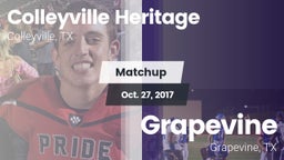 Matchup: Colleyville Heritage vs. Grapevine  2017