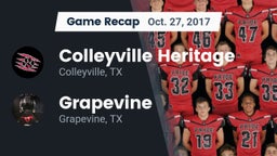 Recap: Colleyville Heritage  vs. Grapevine  2017