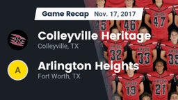 Recap: Colleyville Heritage  vs. Arlington Heights  2017