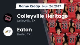 Recap: Colleyville Heritage  vs. Eaton  2017