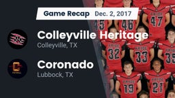 Recap: Colleyville Heritage  vs. Coronado  2017