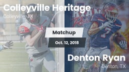Matchup: Colleyville Heritage vs. Denton Ryan  2018