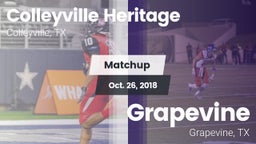 Matchup: Colleyville Heritage vs. Grapevine  2018