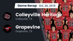 Recap: Colleyville Heritage  vs. Grapevine  2018