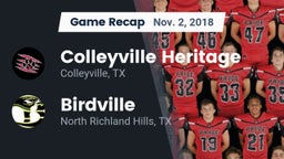 Recap: Colleyville Heritage  vs. Birdville  2018