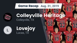 Recap: Colleyville Heritage  vs. Lovejoy  2019