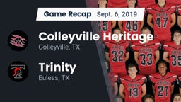 Recap: Colleyville Heritage  vs. Trinity  2019
