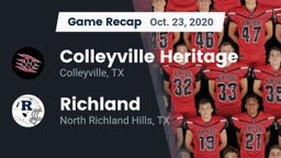 Recap: Colleyville Heritage  vs. Richland  2020