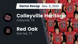 Recap: Colleyville Heritage  vs. Red Oak  2020