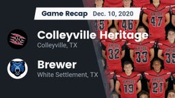 Recap: Colleyville Heritage  vs. Brewer  2020