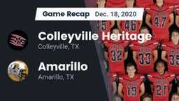 Recap: Colleyville Heritage  vs. Amarillo  2020