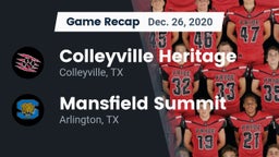 Recap: Colleyville Heritage  vs. Mansfield Summit  2020