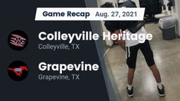 Recap: Colleyville Heritage  vs. Grapevine  2021
