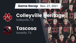 Recap: Colleyville Heritage  vs. Tascosa  2021