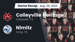 Recap: Colleyville Heritage  vs. Nimitz  2022
