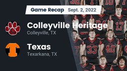 Recap: Colleyville Heritage  vs. Texas  2022